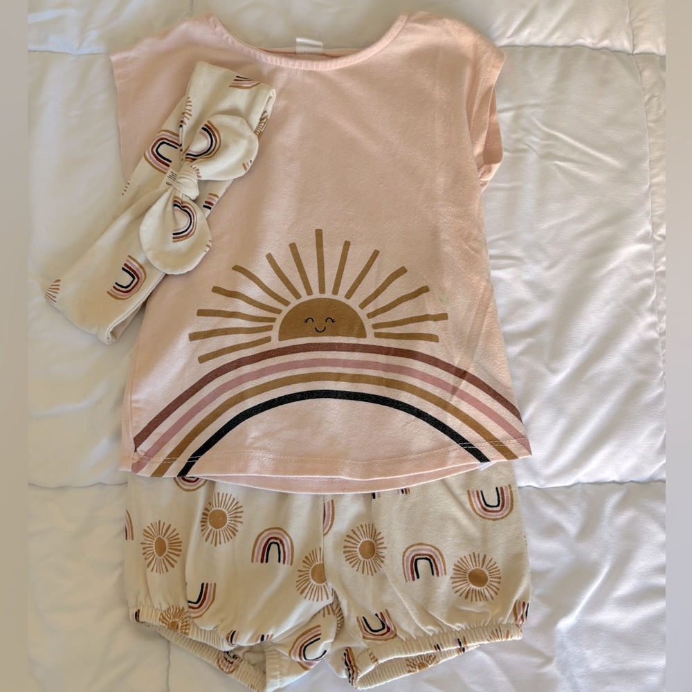 24M 3-Piece Shorts Set